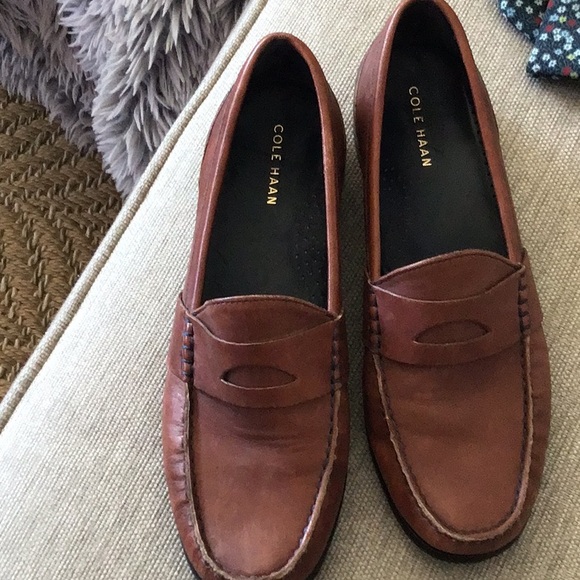 Cole Haan leather penny.oafers - Picture 1 of 3